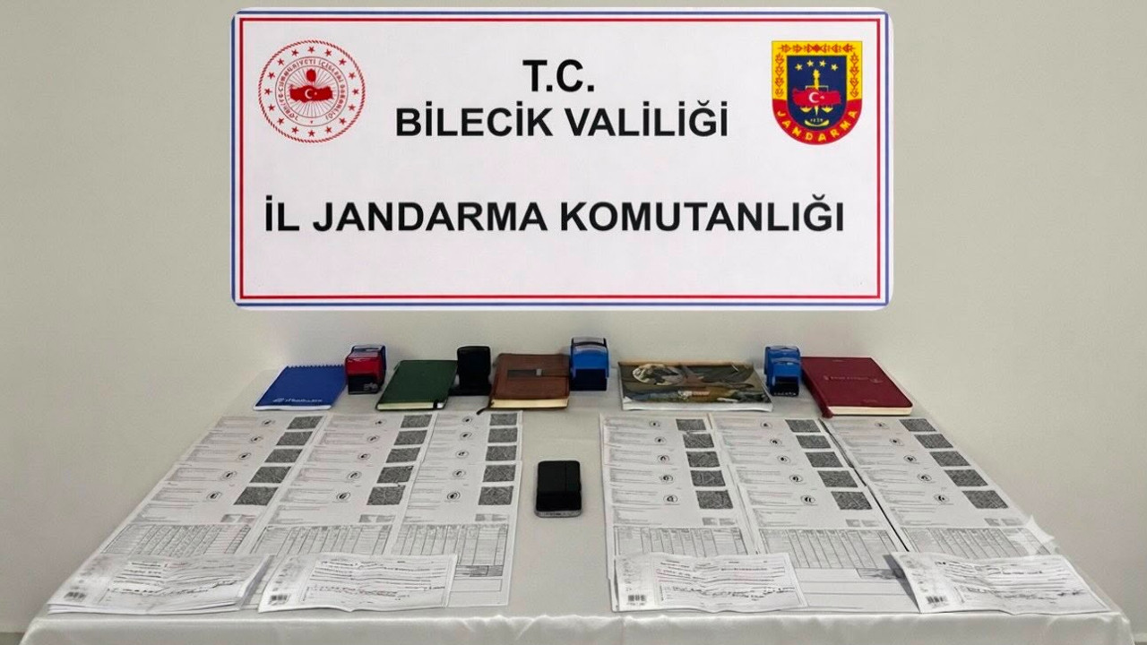 Bilecikte jandarmadan sahte fatura operasyonu 2 gozalti UspEfMPg